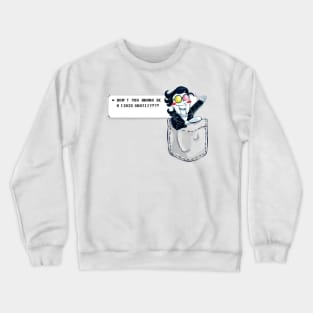 Pocket Spamton (For White or Lighter Clothes) Crewneck Sweatshirt